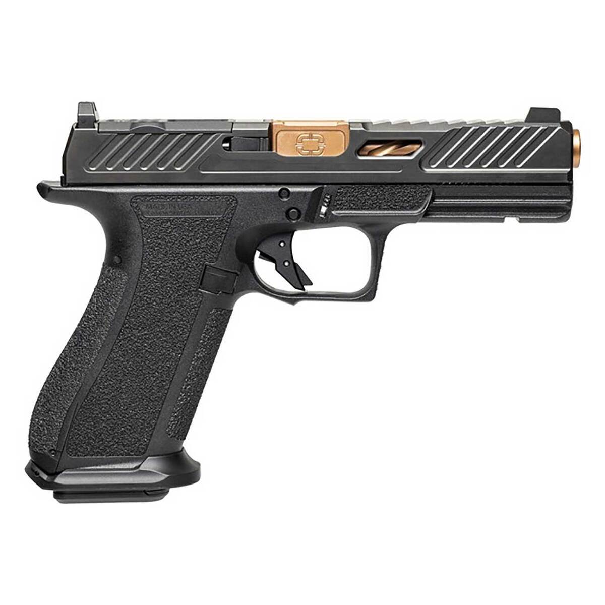 Shadow Systems DR920 Elite 9mm Luger 4.5in Black Nitride Pistol - 17+1 Rounds - Black Shadow Systems DR920 Elite 9mm Luger 4.5in Black Nitride Pistol - 17+1 Rounds - Black