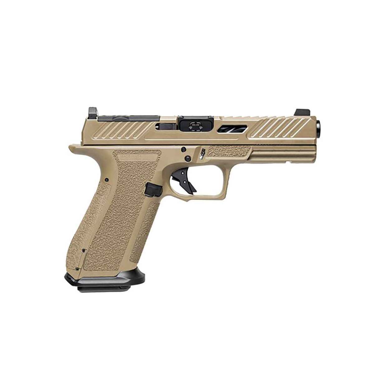 Shadow Systems DR920 Elite 9mm Luger 4.5in Flat Dark Earth Pistol - 17+1 Rounds - Tan Shadow Systems DR920 Elite 9mm Luger 4.5in Flat Dark Earth Pistol - 17+1 Rounds - Tan