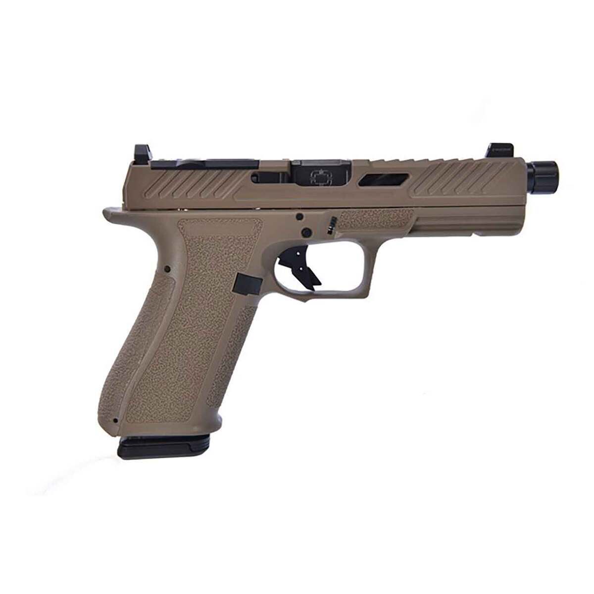 Shadow Systems DR920 Elite 9mm Luger 5in Tan Cerakote Pistol - 17+1 Rounds - Tan Shadow Systems DR920 Elite 9mm Luger 5in Tan Cerakote Pistol - 17+1 Rounds - Tan