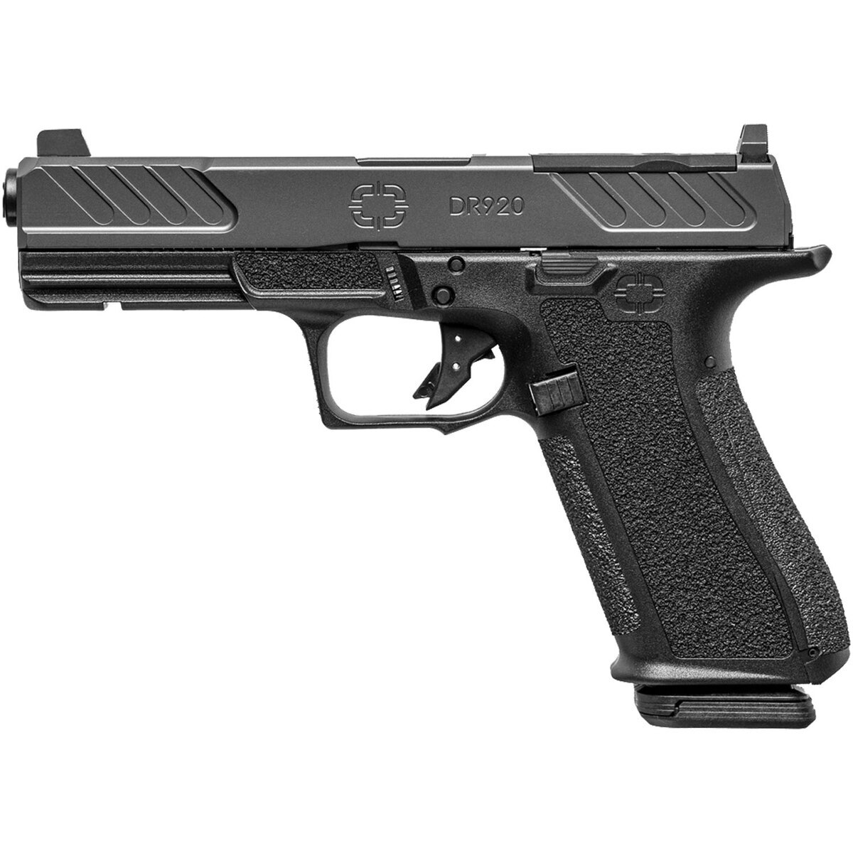 Shadow Systems DR920 Foundation 9mm Luger 4.5in Black Nitride Pistol - 10+1 Rounds - Black Shadow Systems DR920 Foundation 9mm Luger 4.5in Black Nitride Pistol - 10+1 Rounds - Black