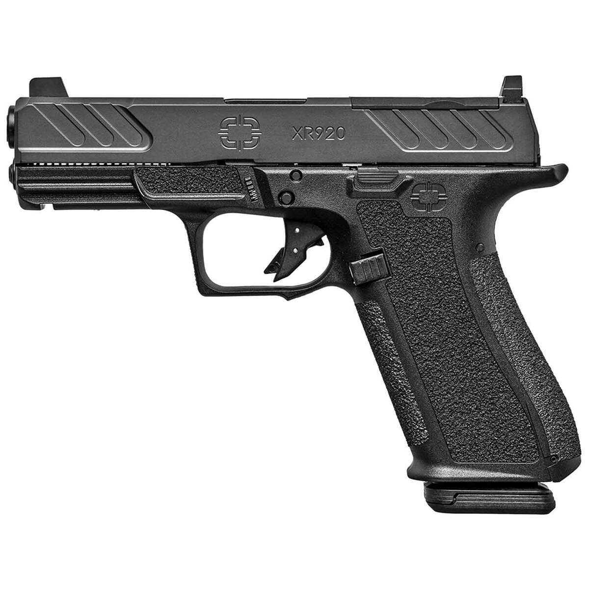 Shadow Systems XR920 Foundation Optic Ready 9mm Luger 4in Black Nitride Pistol - 17+1 Rounds - Black Shadow Systems XR920 Foundation Optic Ready 9mm Luger 4in Black Nitride Pistol - 17+1 Rounds - Black