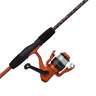 Shakespeare Amphibian Youth Spinning Rod and Reel Combo - 5ft 6in, Medium Power, 2pc - Orange