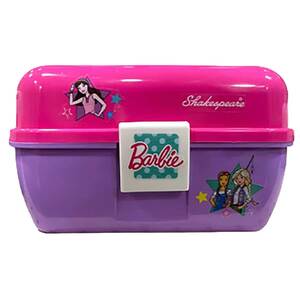 all pink tackle box Plano 620292 2 Tray W/Dual Top Access while the adjustable dividers give you flexibility in organizing lures Shakespeare BARBIEPB Barbie Play Box
