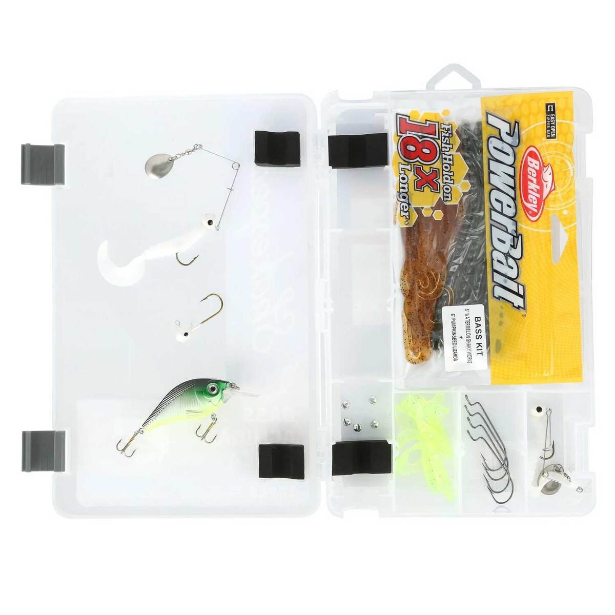 Shakespeare Catch More Fish Bass Spinning Combo - 6ft 6in, Medium Power ...