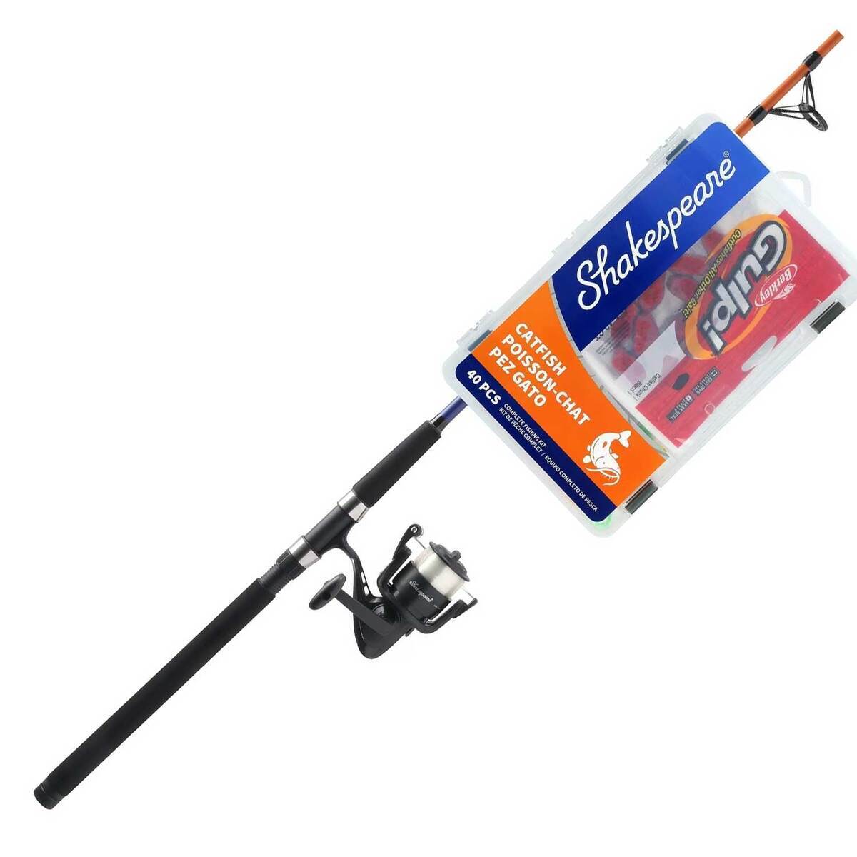 catch more fish pole Shakespeare Panfish Spinning Combo With Shakespeare Catch More Fish fishing kits Catch More Fish Catfish Spinning