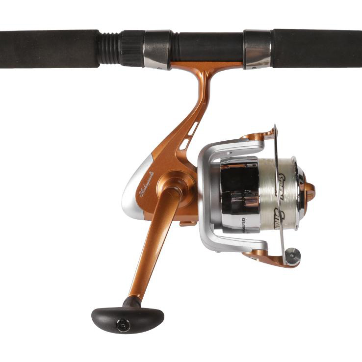 Shakespeare Catch More Fish Salmon Spinning Rod and Reel Combo - 8ft, Medium Heavy, 2pc Shakespeare Catch More Fish Salmon Spinning Rod and Reel Combo - 8ft, Medium Heavy, 2pc