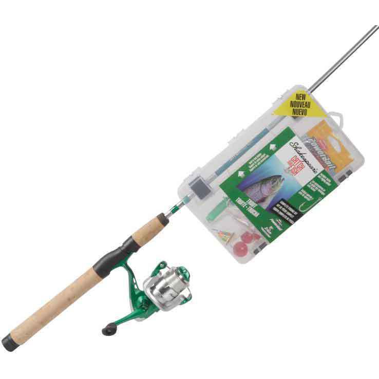 Shakespeare Catch More Fish Trout West Spinning Combo - 6ft 6in, Light Power, 2pc Shakespeare Catch More Fish Trout West Spinning Combo - 6ft 6in, Light Power, 2pc