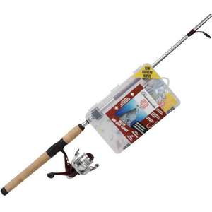 Shakespeare Catch More Fish Walleye  Spinning Combo - 6ft 6in, Medium, 2pc