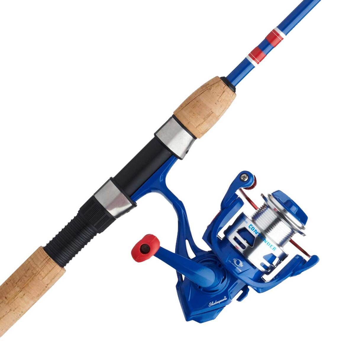 Shakespeare Contender Rod and Reel Spinning Combo - 6ft 6in, Medium Power, 2pc Shakespeare Contender Rod and Reel Spinning Combo - 6ft 6in, Medium Power, 2pc