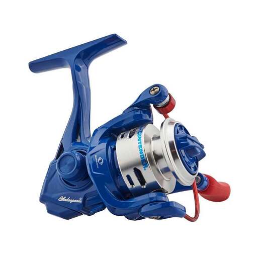 Shakespeare Contender Spinning Reel – Blue/Red/Silver 20