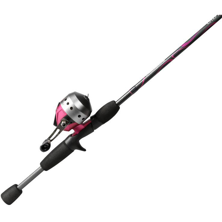 Shakespeare Lady Fish Kit Spincast Combo - 5ft 6in, Medium Power, 2pc Shakespeare Lady Fish Kit Spincast Combo - 5ft 6in, Medium Power, 2pc