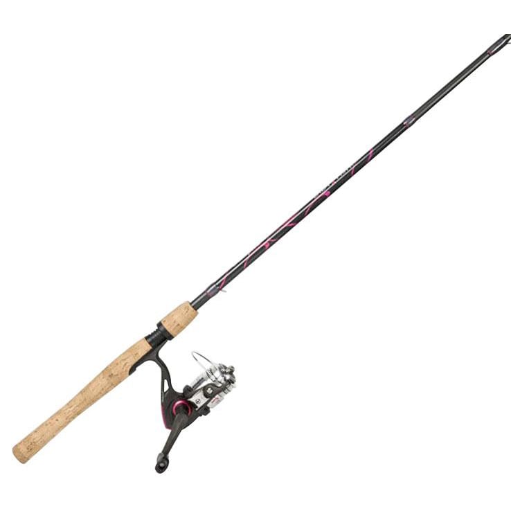 Shakespeare Lady Fish Spinning Combo - 6ft, Medium Power, 2pc - Black Reel Shakespeare Lady Fish Spinning Combo - 6ft, Medium Power, 2pc - Black Reel