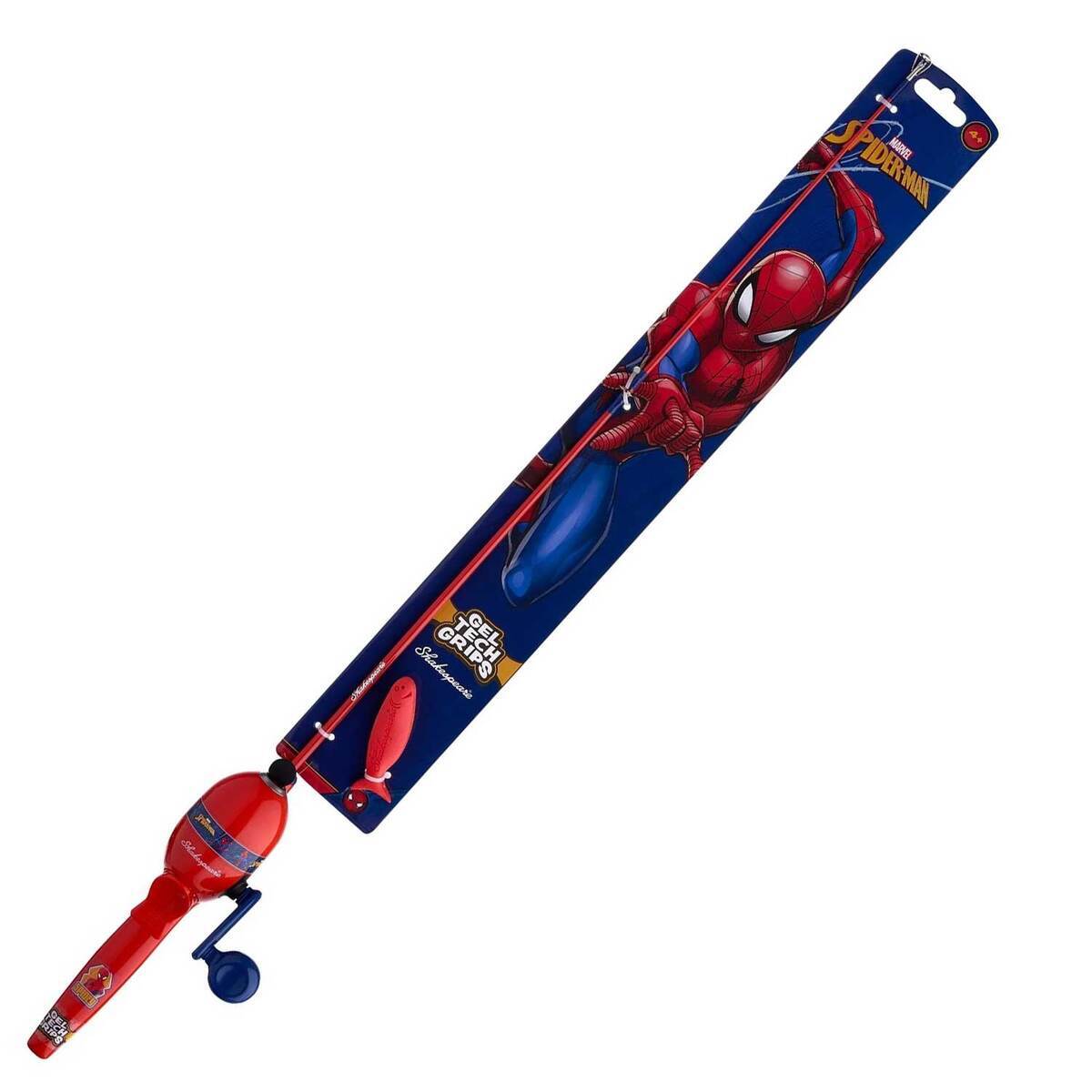 Shakespeare Marvel Spider-Man Beginner Rod and Reel Combo Kit - 2ft 6in ...