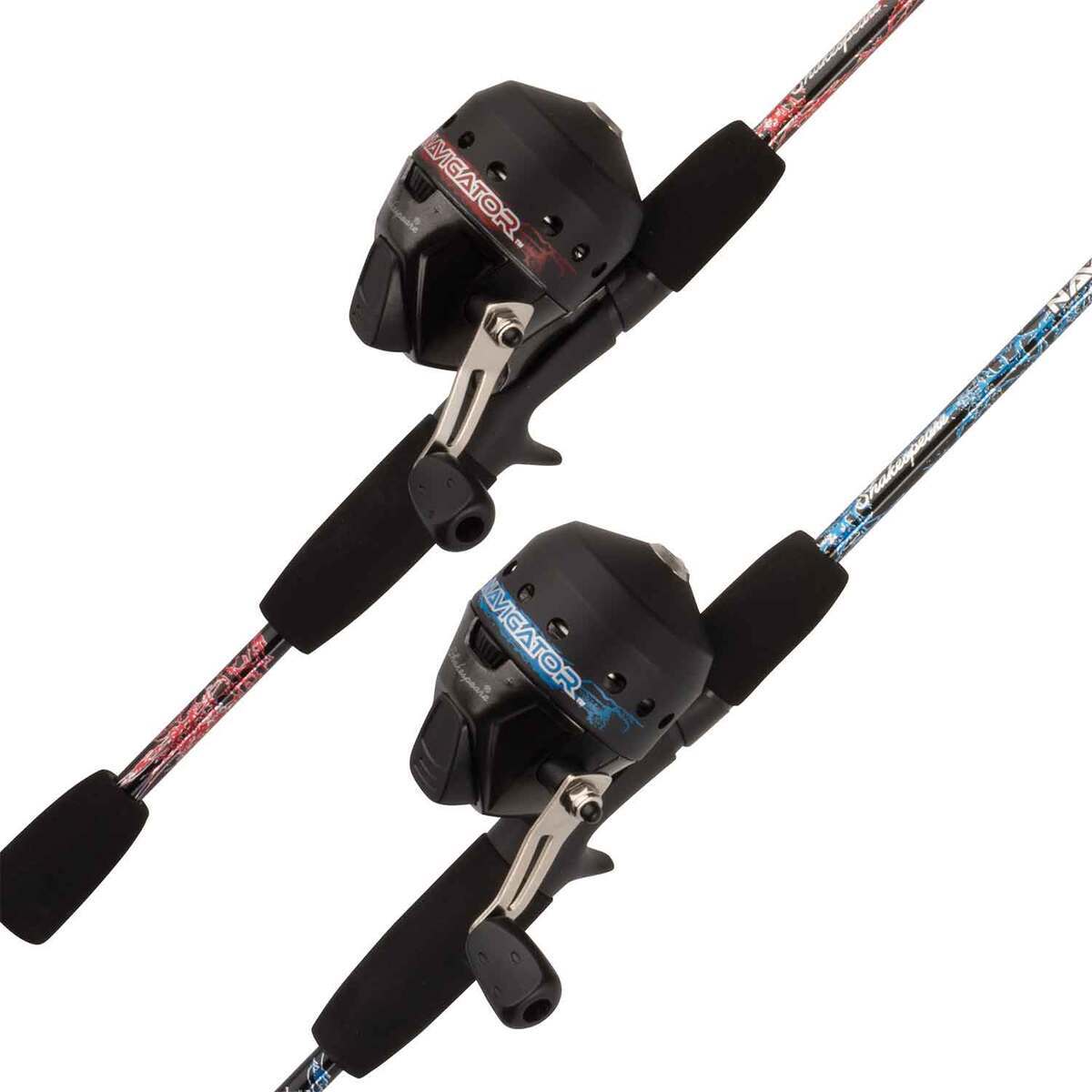 Shakespeare Navigator Spincast Combo - 5ft 6in, Medium Power, 2pc - Red/Blue 10 Shakespeare Navigator Spincast Combo - 5ft 6in, Medium Power, 2pc - Red/Blue 10