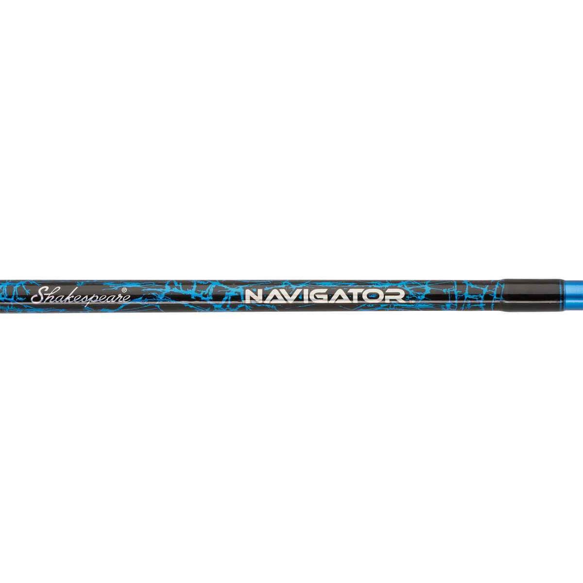 Shakespeare Navigator Spincast Combo - 5ft 6in, Medium Power, 2pc - Red/Blue 10 Shakespeare Navigator Spincast Combo - 5ft 6in, Medium Power, 2pc - Red/Blue 10