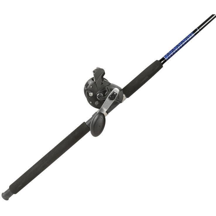 Black Beauty Downrigger Trolling/Line Counter Fishing Rod and Reel