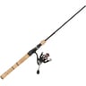 Ugly Stik Elite Spinning Rod and Reel Combo - 6ft 6in, Medium Power, 2pc - Black