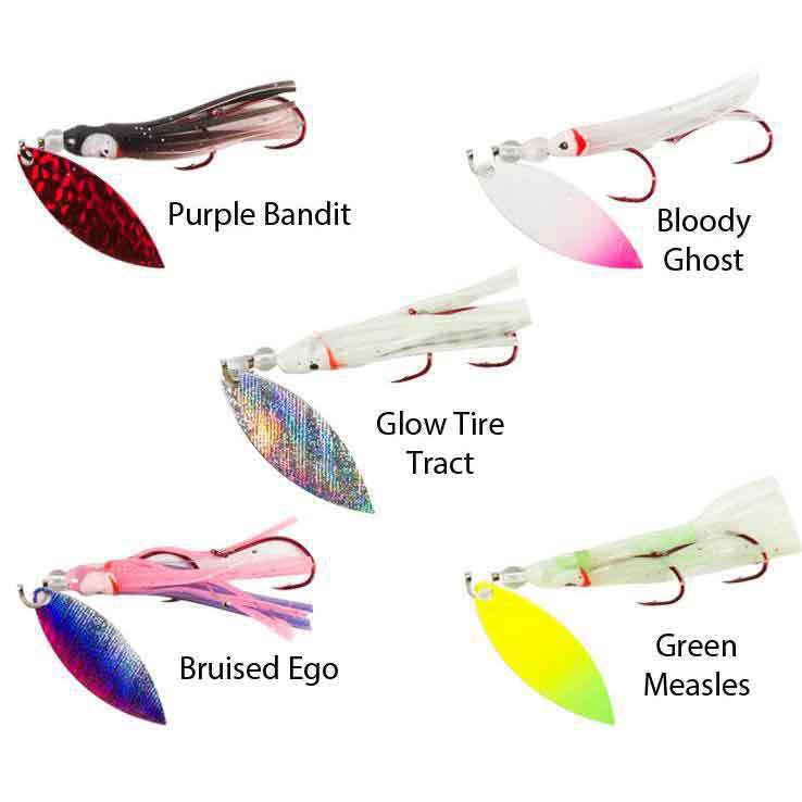 Shasta Tackle Pee Wee Spin Hoochie Shasta Tackle Pee Wee Spin Hoochie