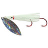 Shasta Tackle Pee Wee Spin Hoochie Rigged Squid - Glow Tire Tract, 2in - Glow Tire Tract