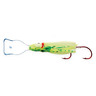 Shasta Tackle Wiggle Hoochie Rigged Squid - UV Chartreuse green, 1-1/2in - UV Chartreuse green
