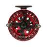 Okuma Sheffield DRII Centerpin Disk Drag Fishing Reel - 8wt, Red/Black - Red/Black 4-1/2in