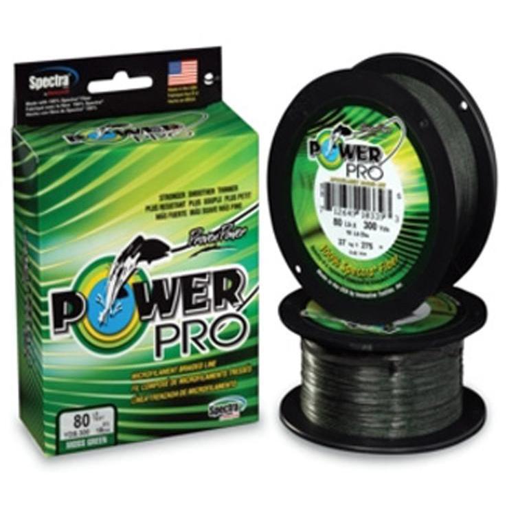 Power Pro Moss Green Braided Fishing Line - 10lb, Moss Green, 300yds - Moss Green Power Pro Moss Green Braided Fishing Line - 10lb, Moss Green, 300yds - Moss Green