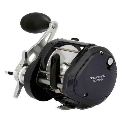 DNU Shimano Tekota A Line Counter Trolling Reel – Black/Silver 800