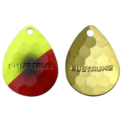 Shortbus Flashers Colorado Blade Lure Component – Green Mexican Hat 3.5