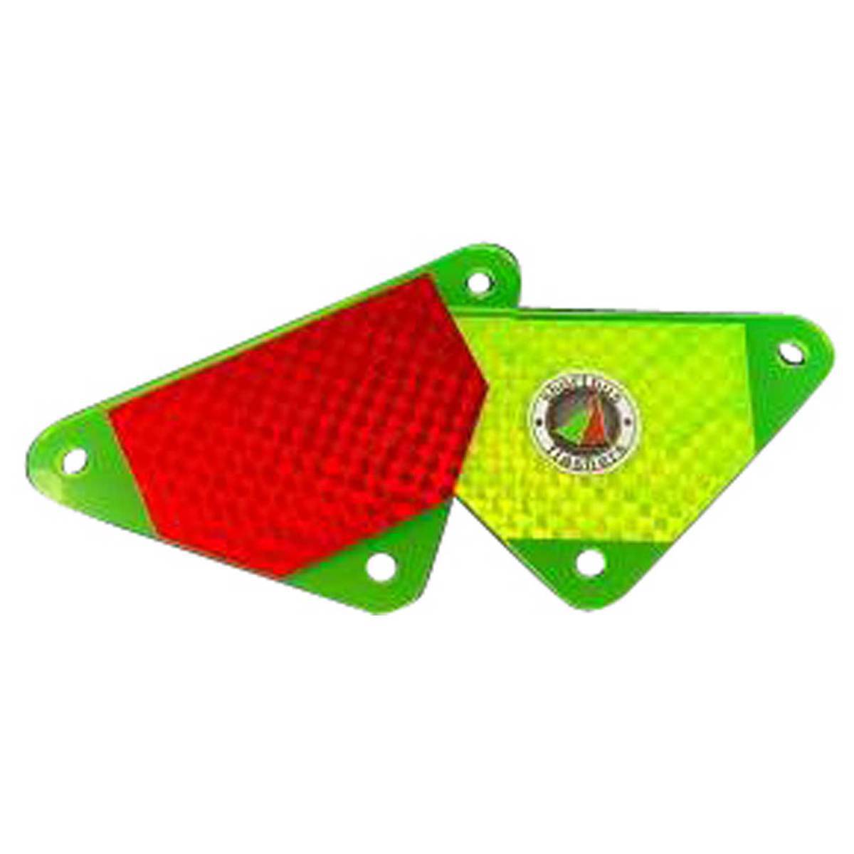 Shortbus Flashers Spreader Trolling Accessory - Green Red - Green Red Shortbus Flashers Spreader Trolling Accessory - Green Red - Green Red