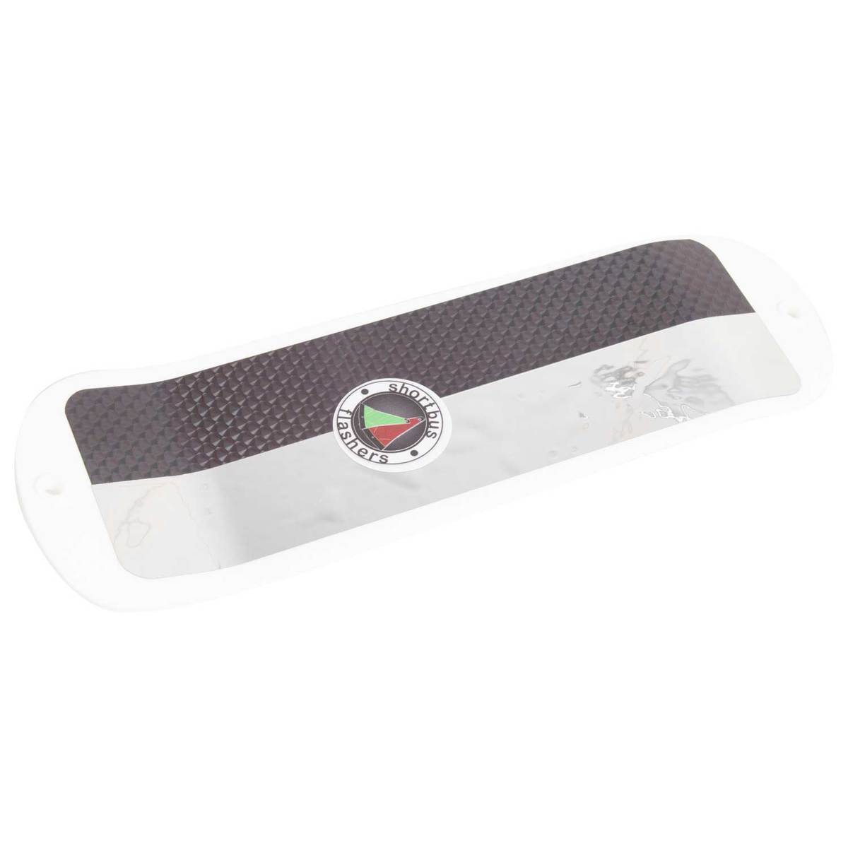 Shortbus Flashers Super Series Flasher - White/Black/Chrome, 11in - White/Black/Chrome Shortbus Flashers Super Series Flasher - White/Black/Chrome, 11in - White/Black/Chrome