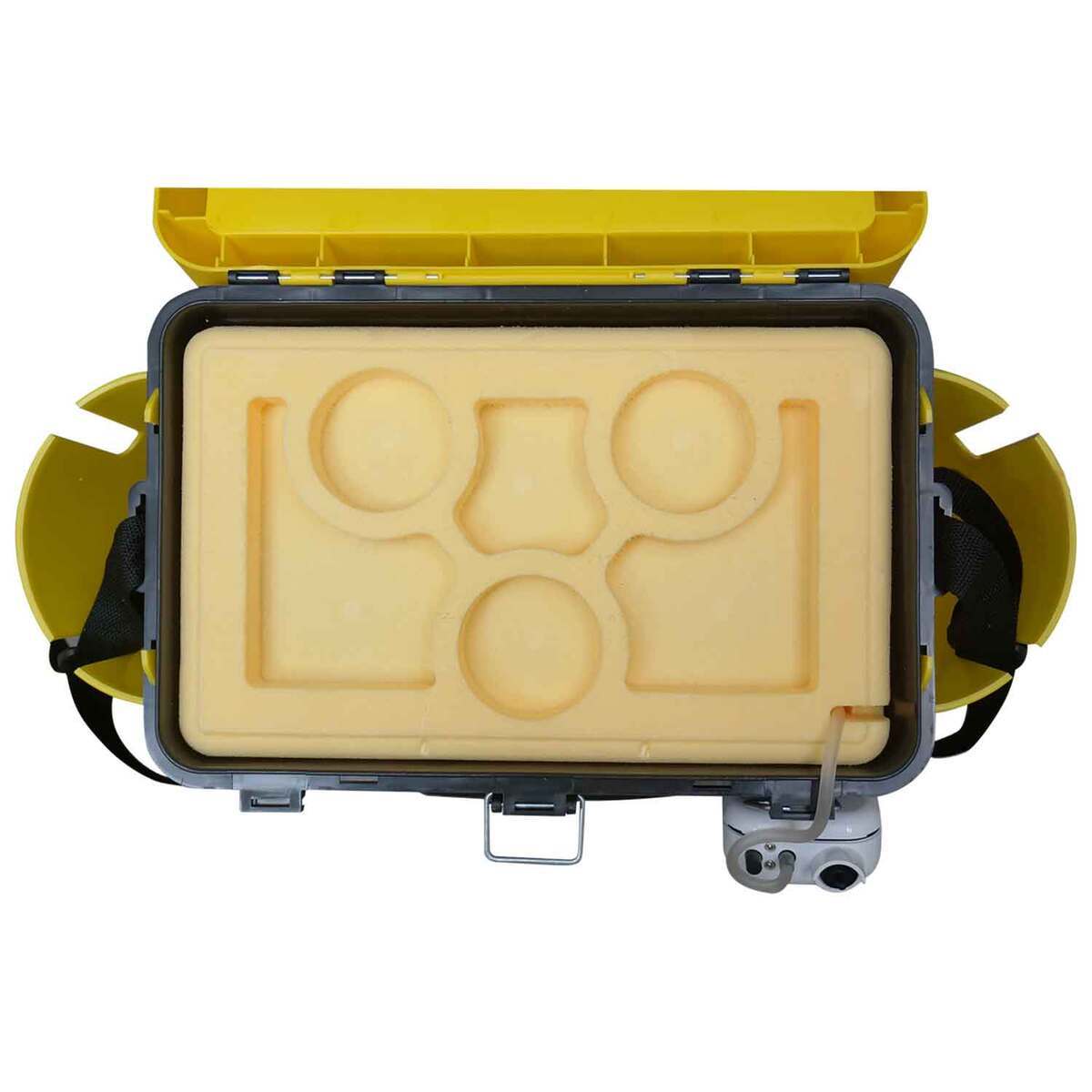 Siberian Ice Box Hard Tackle Box - Yellow Black, 5gal - Yellow Black Siberian Ice Box Hard Tackle Box - Yellow Black, 5gal - Yellow Black