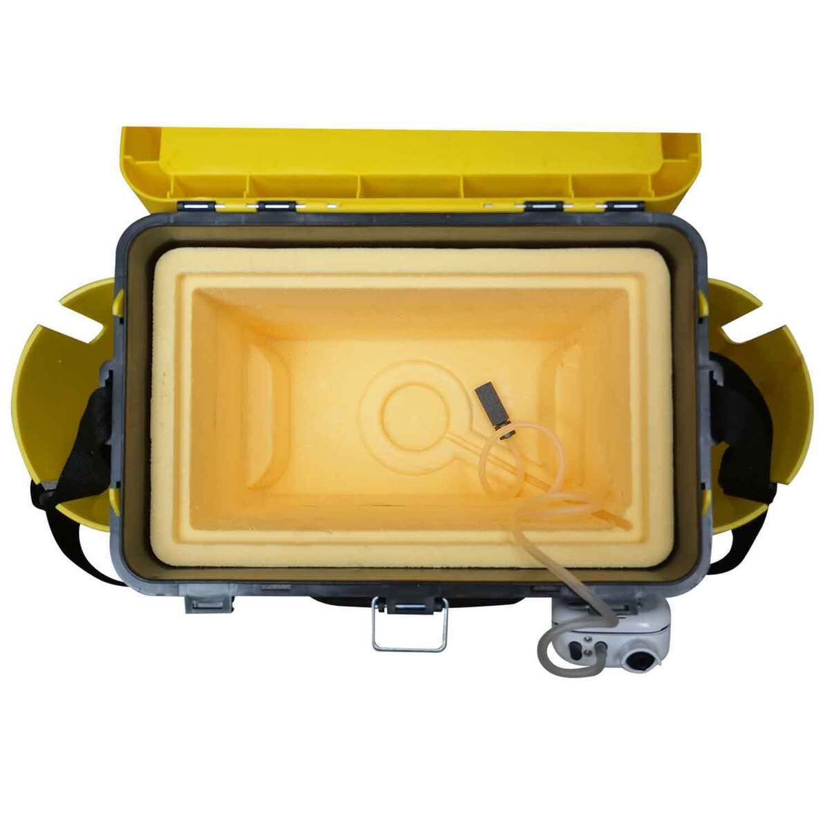 Siberian Ice Box Hard Tackle Box - Yellow Black, 5gal - Yellow Black Siberian Ice Box Hard Tackle Box - Yellow Black, 5gal - Yellow Black