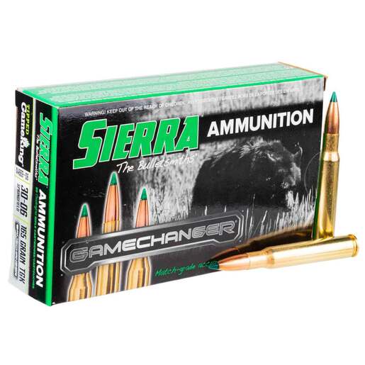 Sierra GameChanger 30-06 Springfield 165gr TGK Rifle Ammo Ammo - 20 Rounds 20 Rounds Ammo