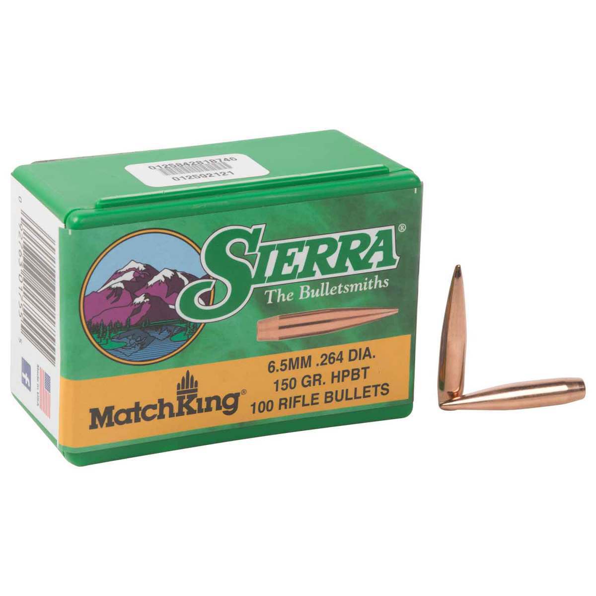 Sierra Matchking 264 Caliber 6.5mm HPBT 150gr Reloading Bullets - 100 Count Sierra Matchking 264 Caliber 6.5mm HPBT 150gr Reloading Bullets - 100 Count