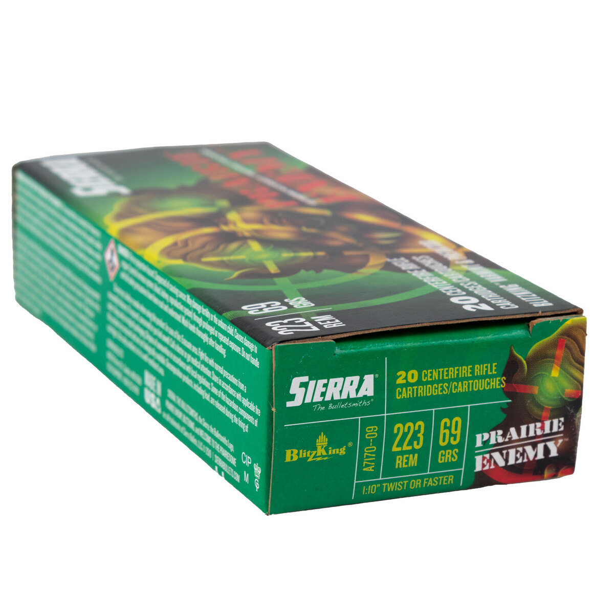 Sierra Prairie Enemy 223 Remington 69gr Blitzking Rifle Ammo - 20 Rounds Sierra Prairie Enemy 223 Remington 69gr Blitzking Rifle Ammo - 20 Rounds