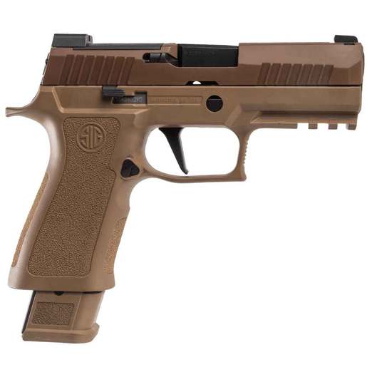 Sig Sauer 320X Carry Mod Combo 9mm Luger 3.9in Coyote Semi Automatic Pistol - 21 Rounds - Tan image