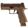 Sig Sauer 320X Carry Mod Combo 9mm Luger 3.9in Coyote Semi Automatic Pistol - 21 Rounds - Tan