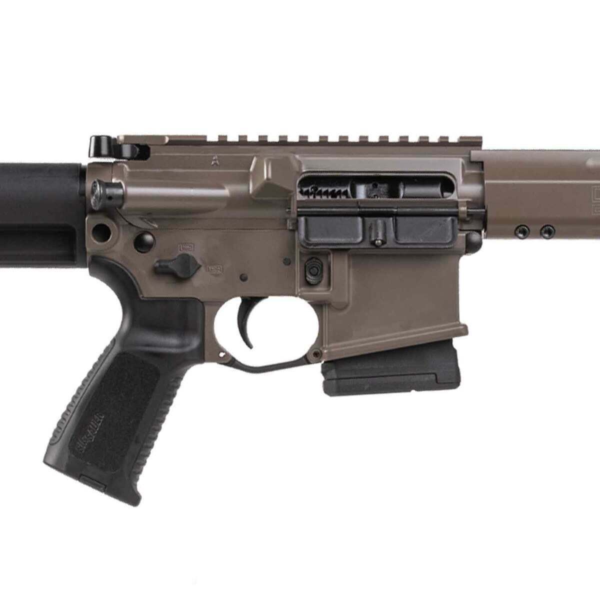 Sig Sauer M400 Tread Predator 5.56mm NATO 16in Black Anodized Semi Automatic Modern Sporting Rifle - 5+1 Rounds - Brown Sig Sauer M400 Tread Predator 5.56mm NATO 16in Black Anodized Semi Automatic Modern Sporting Rifle - 5+1 Rounds - Brown