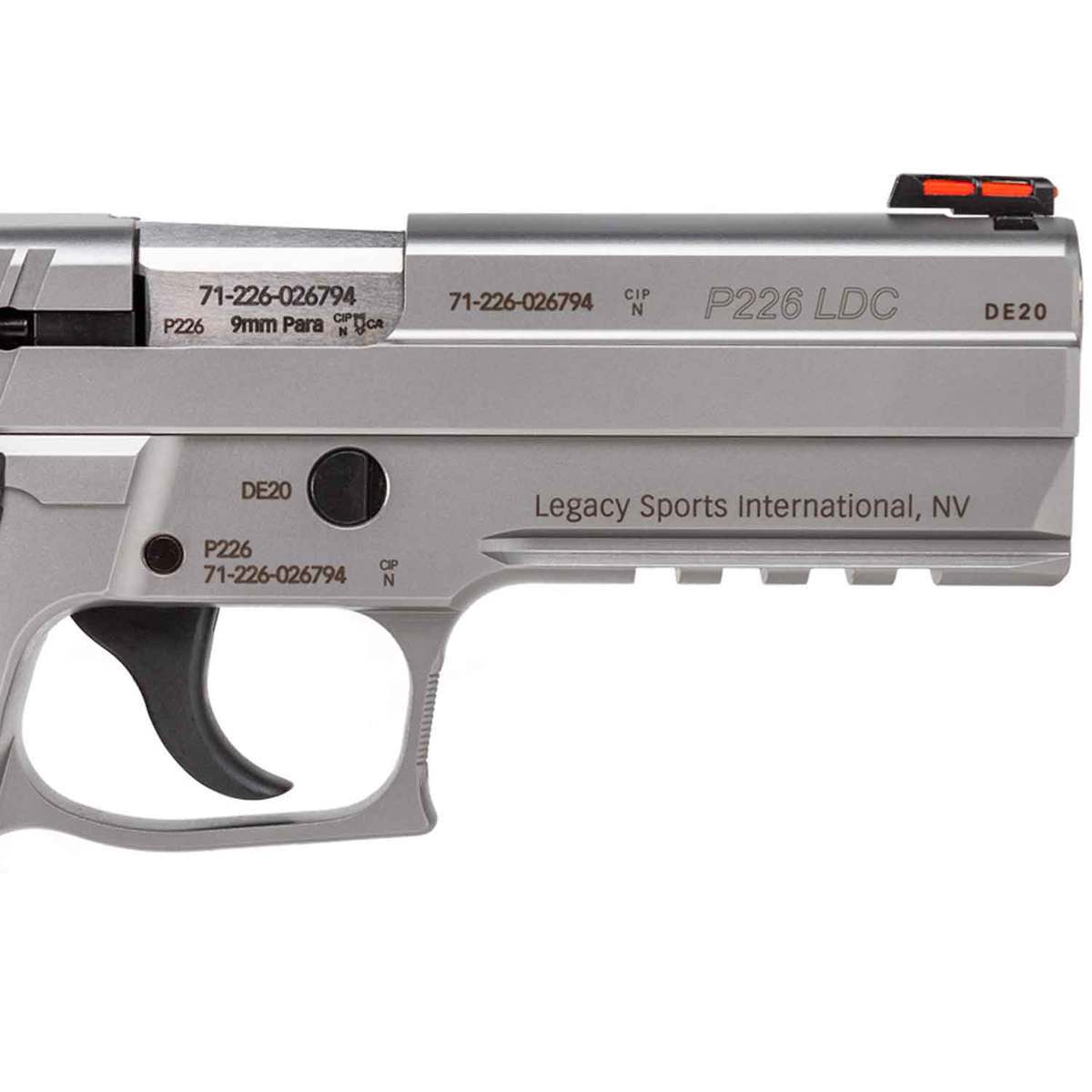 Sig Sauer Germany P226 LDC 9mm Stainless Single/Double Action Pistol - 17+1 Rounds - Stainless Sig Sauer Germany P226 LDC 9mm Stainless Single/Double Action Pistol - 17+1 Rounds - Stainless