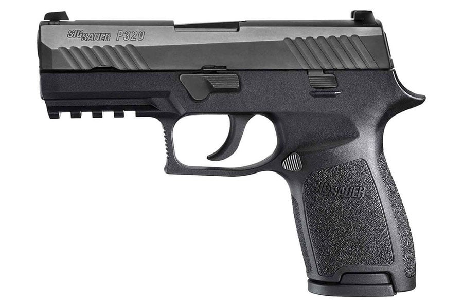 SIG SAUER P320 w/ Night Sights 9mm Luger 3.9in Black Nitron Compact Pistol - 10+1 Rounds