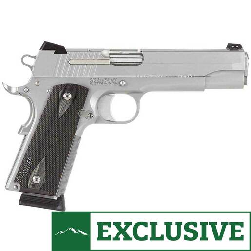 Sig Sauer 1911 45 Auto (ACP) 5in Stainless Pistol - 8+1 Rounds - Gray Fullsize image