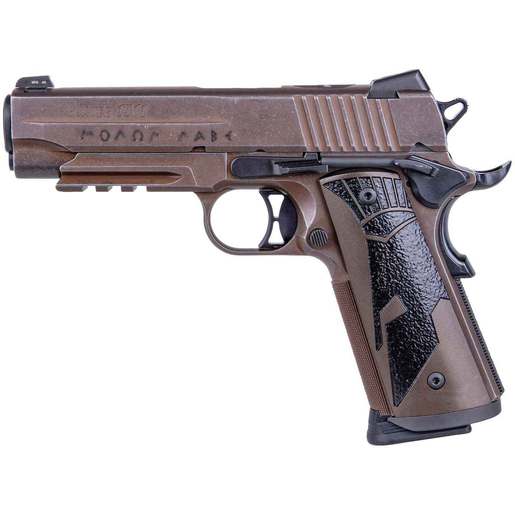 Sig Sauer 1911 Spartan II 45 Auto (ACP) 5in Distressed Coyote Pistol - 8+1 Rounds - Brown image