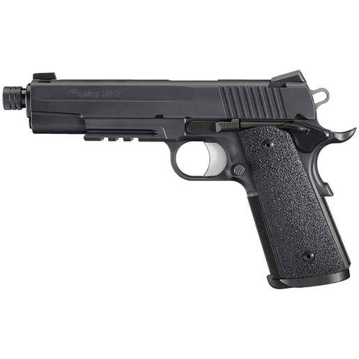 Sig Sauer 1911 Tactical Operations Threaded 45 Auto (ACP) 5.5in Black Nitron Pistol - 8+1 Rounds - Black image
