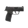 Sig Sauer 365X Manual Safety 9mm 3.1in Black Pistol - 12+1 Rounds - Black