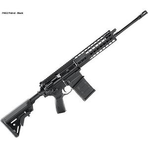 Sig Sauer 716 Patrol G2 308 Winchester 16in Matte Black Semi Automatic Modern Sporting Rifle - 20+1 Rounds