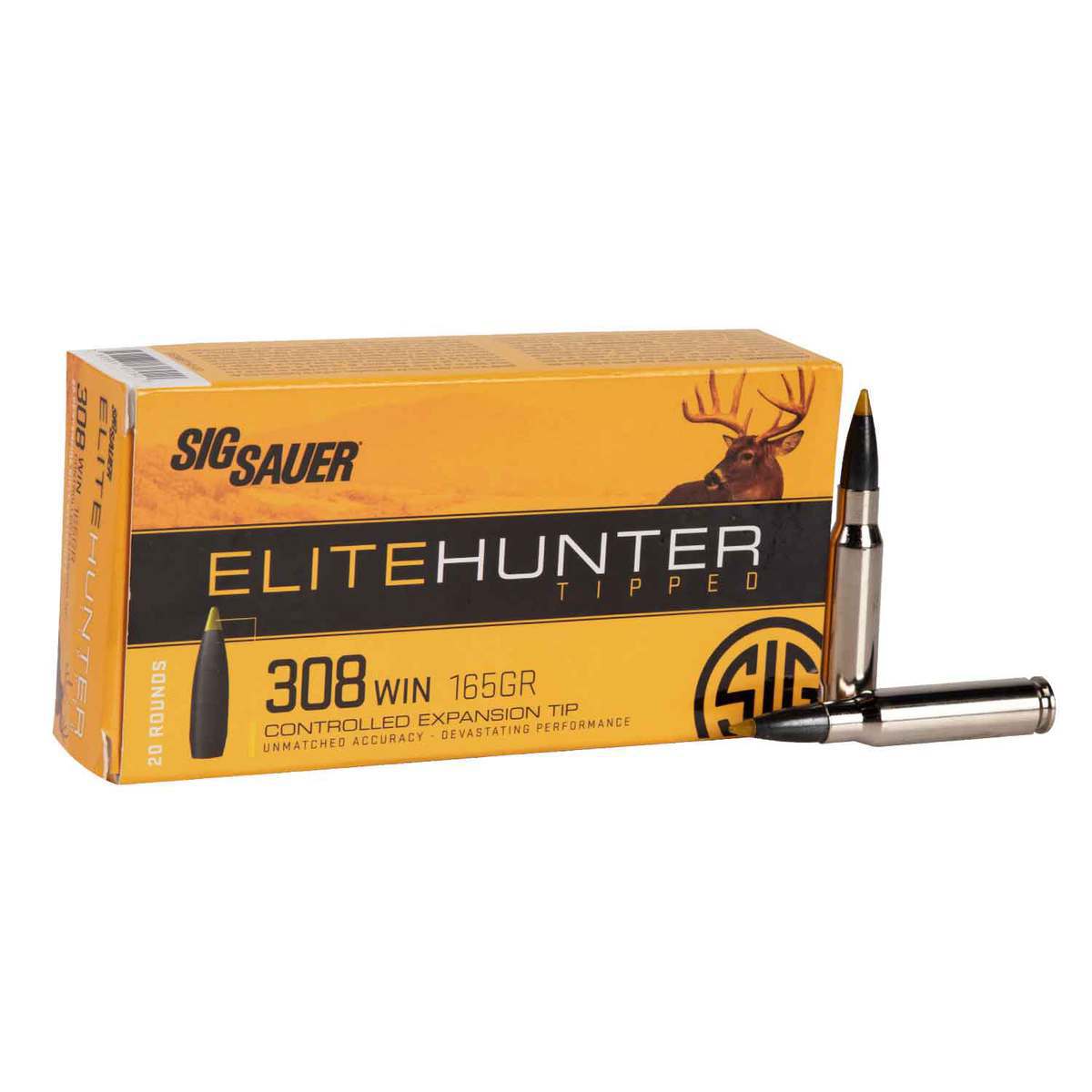 Sig Sauer Elite Hunter 308 Winchester 165gr Hunter Tipped ...