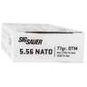 Sig Sauer Elite Match Grade 5.56mm NATO 77gr OTM Rifle Ammo - 20 Rounds
