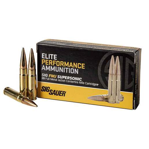 Sig Sauer Elite Performance 300 AAC Blackout 125gr FMJ Rifle Ammo Ammo - 20 Rounds 20 Rounds Ammo
