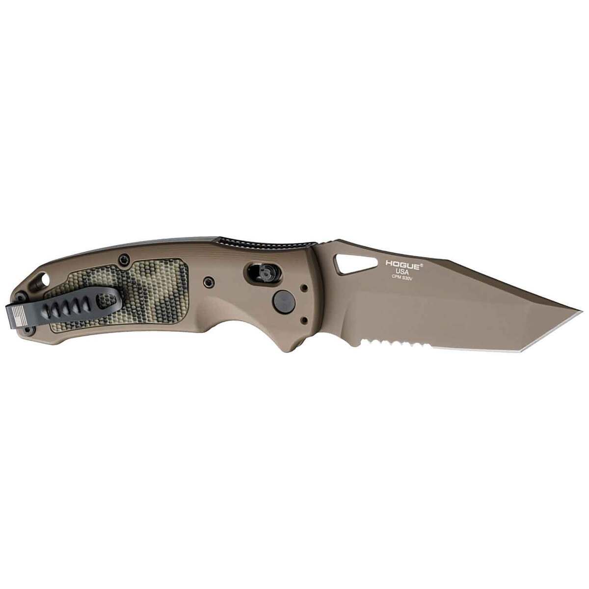 Sig Sauer K320 AXG Scorpion 3.5 inch Folding Knife - Flat Dark Earth/Green Sig Sauer K320 AXG Scorpion 3.5 inch Folding Knife - Flat Dark Earth/Green