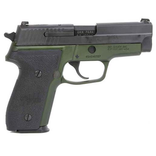 Sig Sauer M11-A1 9mm Luger Black Nitron Pistol - 10+1 Rounds - Green Compact image